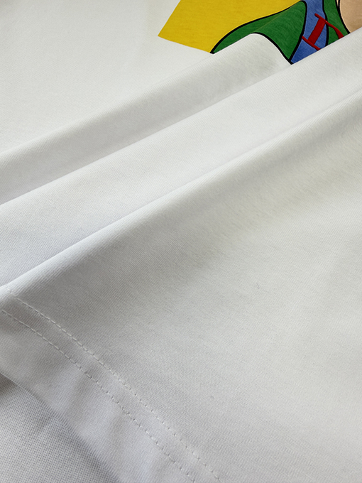 ディオールスーパーコピー Dior ファッションなコミックプリント刺繍入り半袖Tシャツ