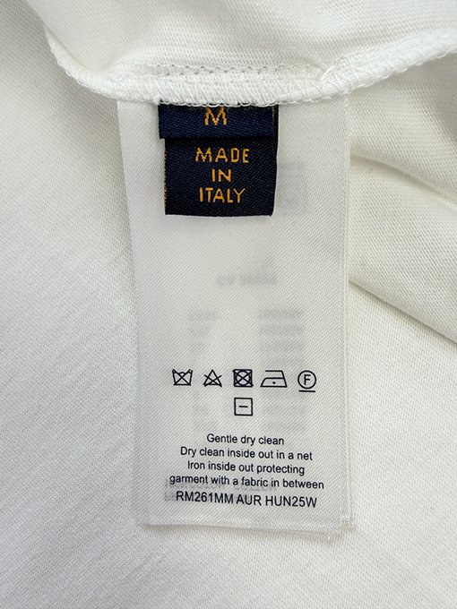 ルイヴィトン ダメージデニムパッチ付き半袖Tシャツ