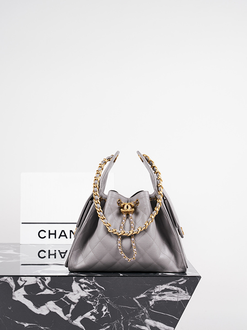 シャネルコピー Hobo Antiba レディースヒッピー風の小さなグレーのバッグ