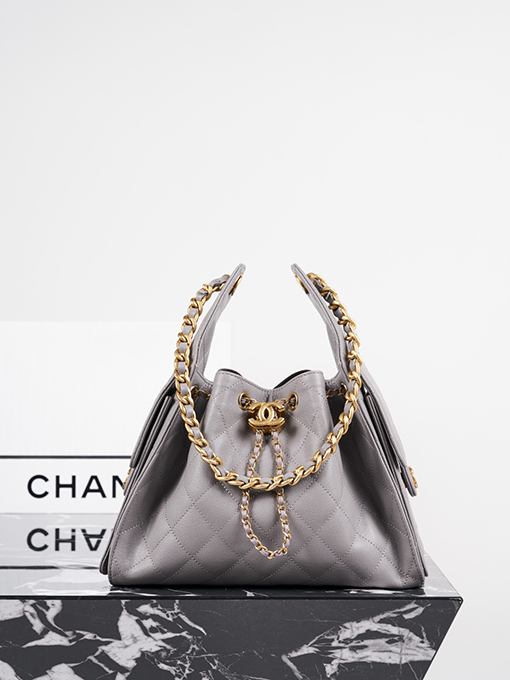 シャネルコピー Hobo Antiba レディースヒッピー風の小さなグレーのバッグ