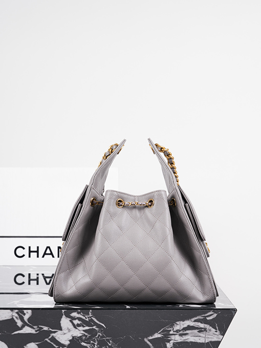 シャネルコピー Hobo Antiba レディースヒッピー風の小さなグレーのバッグ