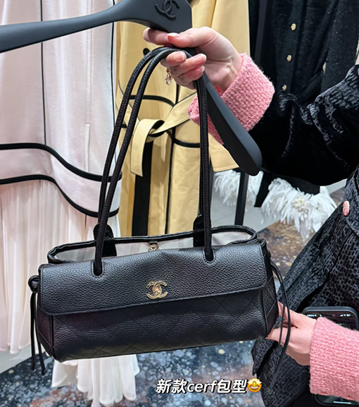 シャネル レディース春夏バゲットバッグ ショッピングバッグ 小型ブラックバッグ