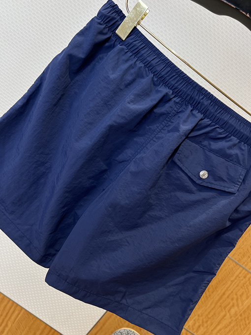 エルメスコピー 無地のドローストリング付きカジュアルショーツ