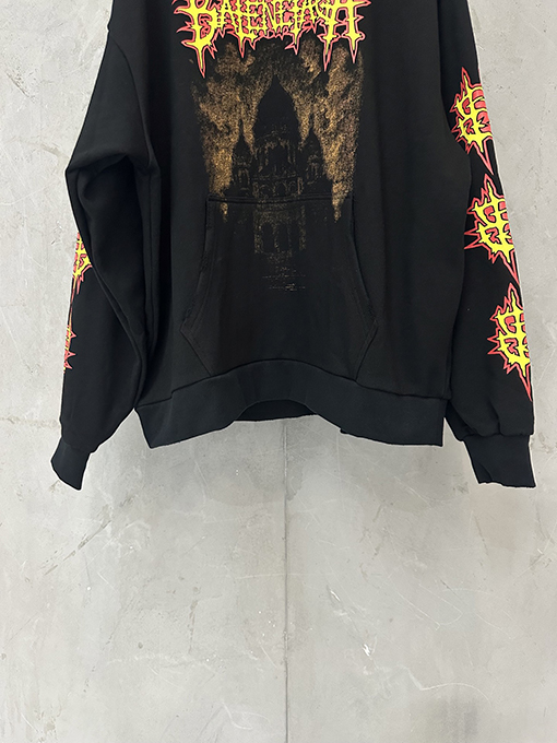 バレンシアガ BALENCIAGA クラシックな聖心大聖堂のフード付きスウェットシャツ