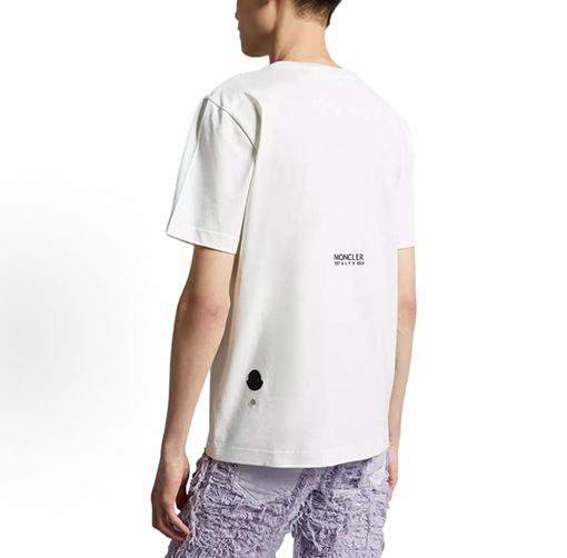 モンクレール MONCLER コラボレーションアートプリントクルーネック半袖Tシャツ