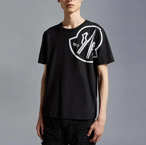 モンクレール MONCLER コラボレーションアートプリントクルーネック半袖Tシャツ