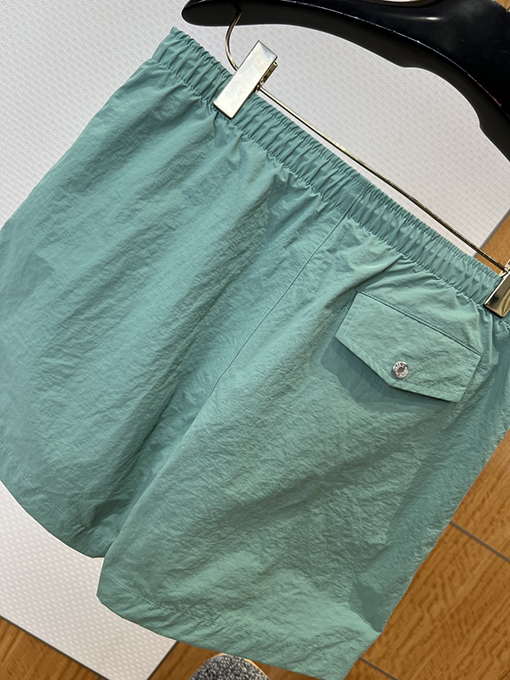 エルメス 刺繍ロゴ入りドローストリング付きカジュアルショーツ