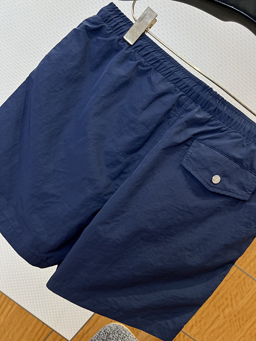 エルメス 刺繍ロゴ入りドローストリング付きカジュアルショーツ