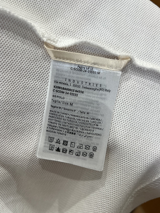 モンクレールスーパーコピー レザーラベル 半袖ポロシャツ