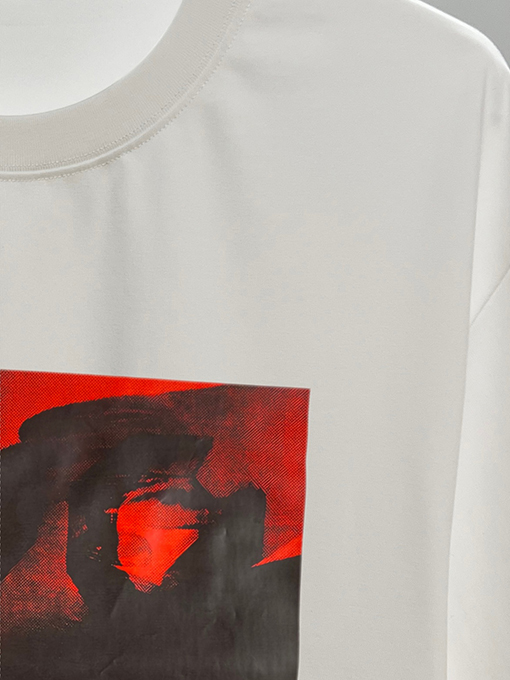 ジバンシィコピー GIVENCHY クラシックなグラフィティプリントのレターロゴ入り半袖Tシャツ