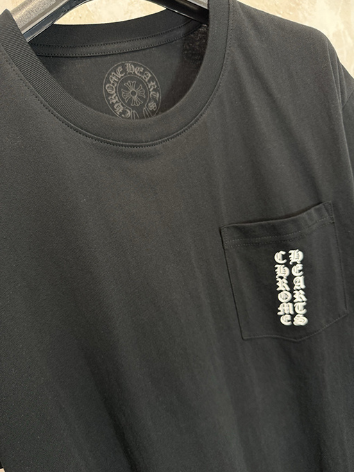 クロムハーツスーパーコピー 手作りのサンスクリット文字入り半袖Tシャツ