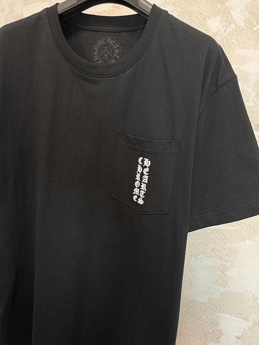 クロムハーツスーパーコピー 手作りのサンスクリット文字入り半袖Tシャツ