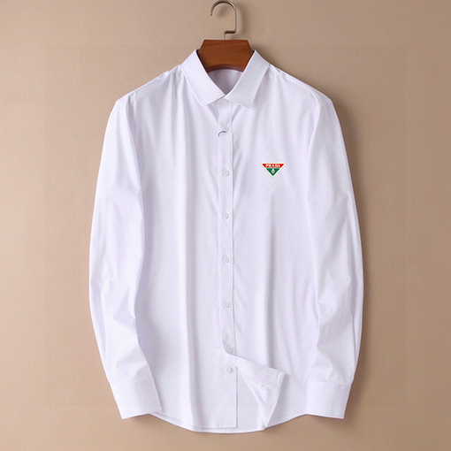 プラダ クラシックオールシーズンのメンズ長袖シャツ
