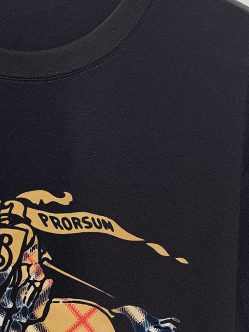 バーバリーコピー BURBERRY ウォーホース レタープリントロゴ 半袖Tシャツ