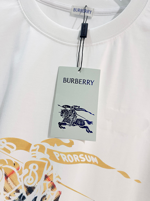 バーバリーコピー BURBERRY ウォーホース レタープリントロゴ 半袖Tシャツ