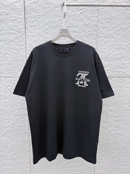 ルイヴィトン LOUIS VUITTON 3Dの刺繍入り半袖Tシャツ