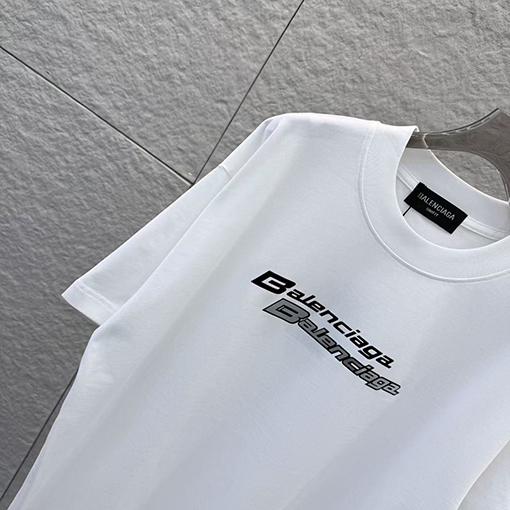 バレンシアガスーパーコピー Balenciaga 新モデル3Dエポキシ樹脂製半袖Tシャツ