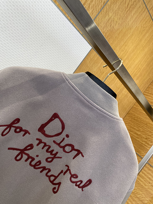 ディオールコピー Dior for my real friends パッチワークベースボールジャケット