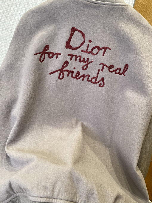 ディオールコピー Dior for my real friends パッチワークベースボールジャケット