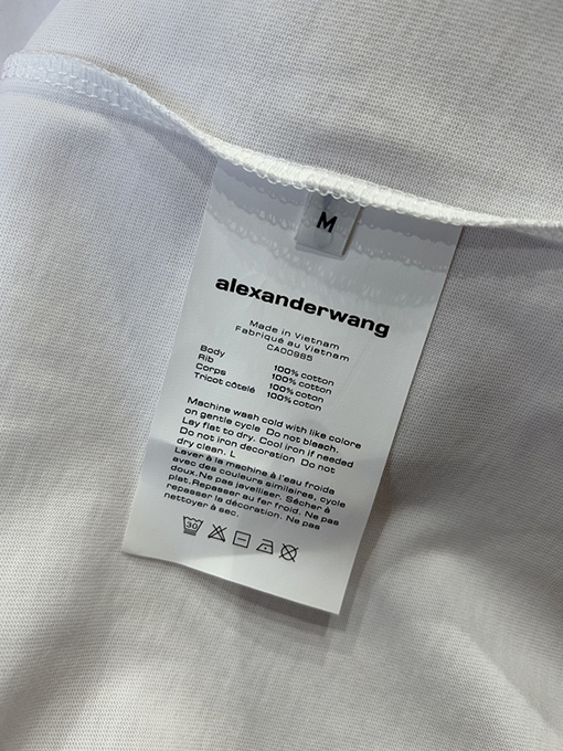 アレキサンダーワンスーパーコピー トレンディな赤いリップの氷のキューブ柄半袖Tシャツ