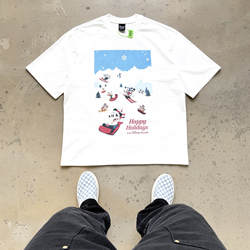 セントマイケルスーパーコピー ミッキーマウスハッピーホリデーニューイヤー限定半袖Tシャツ