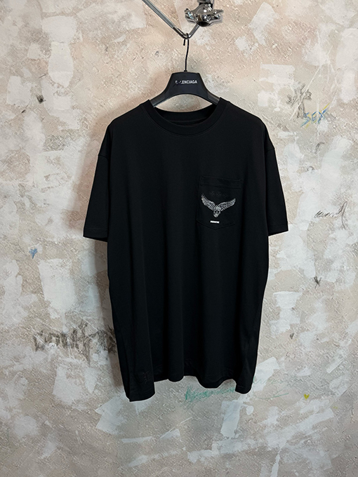 クロムハーツスーパーコピー Foti スカルクロス柄の半袖Tシャツ