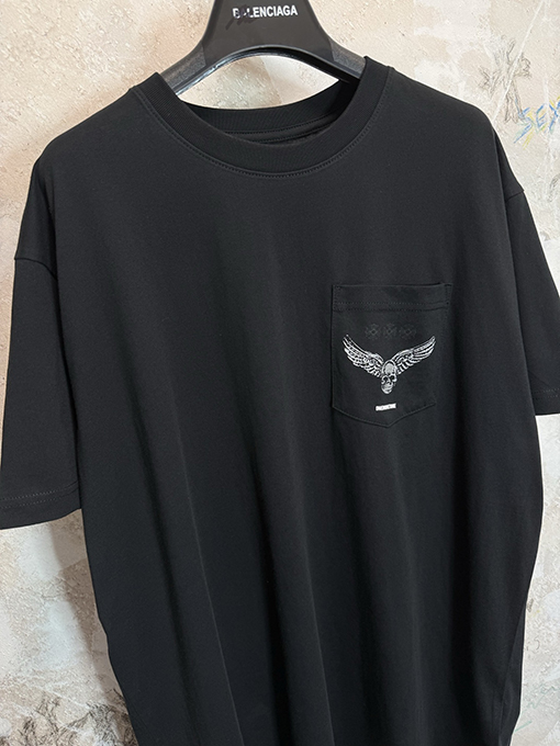 クロムハーツスーパーコピー Foti スカルクロス柄の半袖Tシャツ
