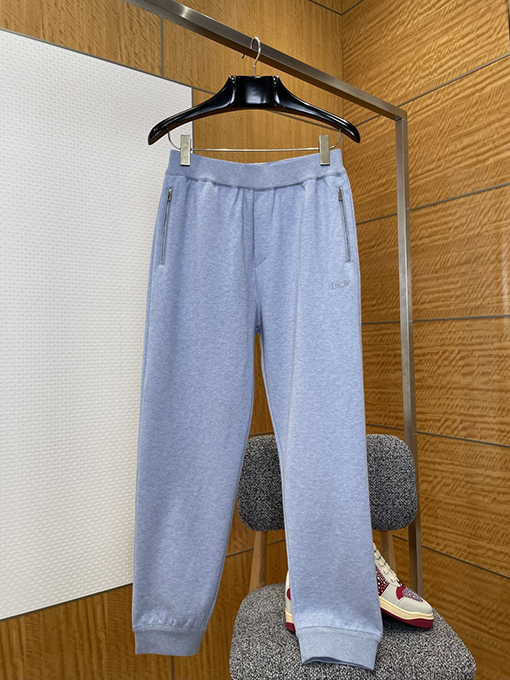 ディオールコピー 刺繍ロゴ入りジップアップパーカーとパンツのセット