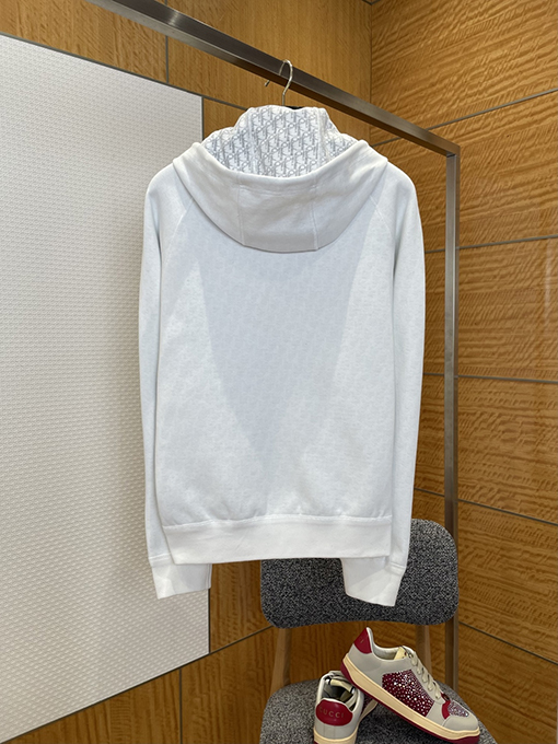 ディオールコピー 刺繍ロゴ入りジップアップパーカーとパンツのセット