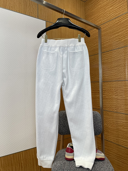 ディオールコピー 刺繍ロゴ入りジップアップパーカーとパンツのセット