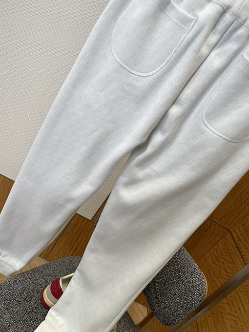 ディオールコピー 刺繍ロゴ入りジップアップパーカーとパンツのセット