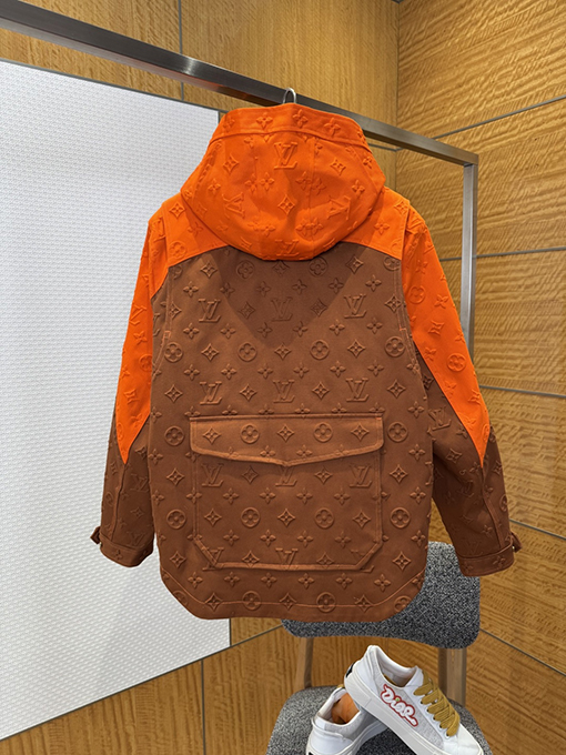 ルイヴィトン パッチワークエンボスジャケット＆ストレートレッグパンツセット