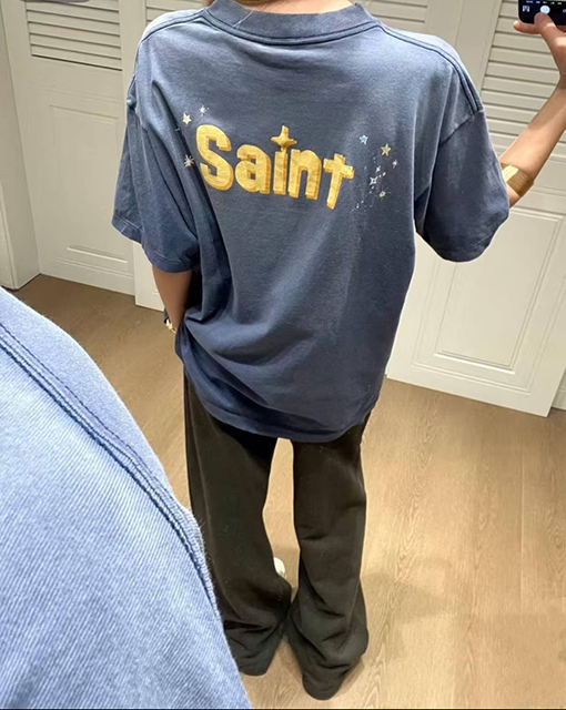 セントマイケル Saint ドラえもんウォッシュ半袖Tシャツ
