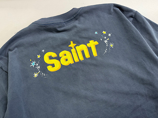 セントマイケル Saint ドラえもんウォッシュ半袖Tシャツ