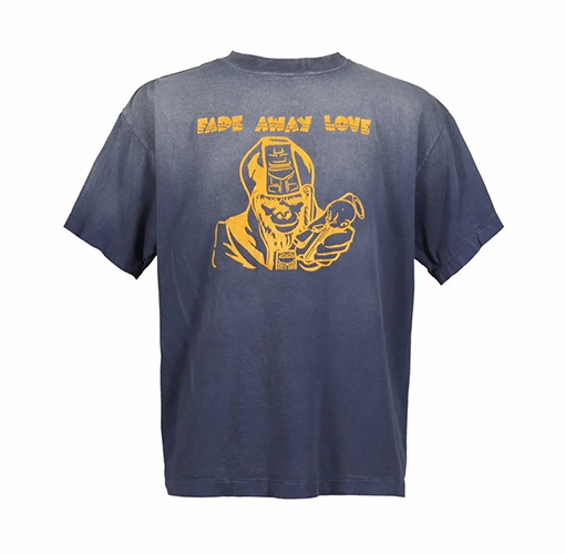 セントマイケルスーパーコピー BAPE AWAY LOVE「エイプヘッド」ウォッシュ半袖Tシャツ