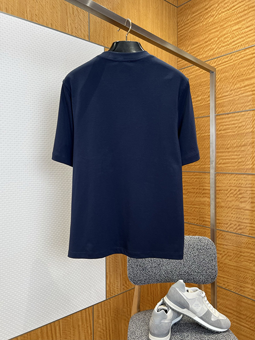 エルメス 乗馬ラインプリント半袖Tシャツ