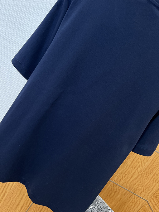 エルメス 乗馬ラインプリント半袖Tシャツ