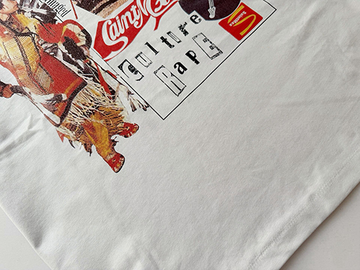 セントマイケルコピー パンクカルチャーとアメリカンレトロスタイルを融合させた半袖Tシャツ