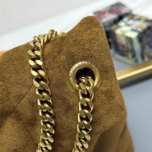 サンローランコピー Loulou Puffer Mini レディースマットスペースバッグ