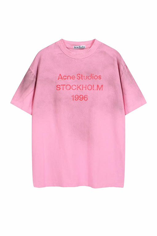 アクネストゥディオズ Acne Studios 1996 ウォッシュをしたダメージの半袖Tシャツ