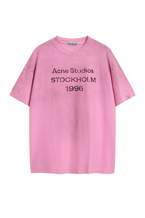 アクネストゥディオズ Acne Studios 1996 ウォッシュをしたダメージの半袖Tシャツ