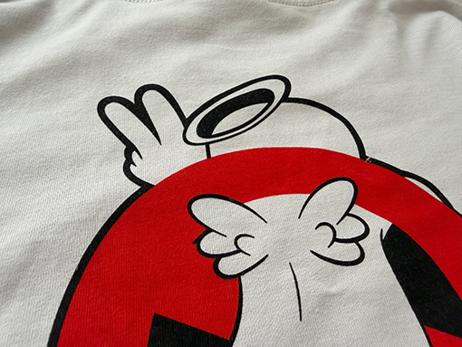 セントマイケルコピー SAINT HORROR ヴィンテージ風ダメージの半袖Tシャツ