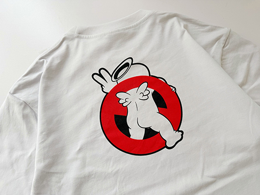 セントマイケルコピー SAINT HORROR ヴィンテージ風ダメージの半袖Tシャツ