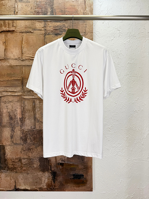 グッチ GUCCI ロゴプリント入り半袖Tシャツ