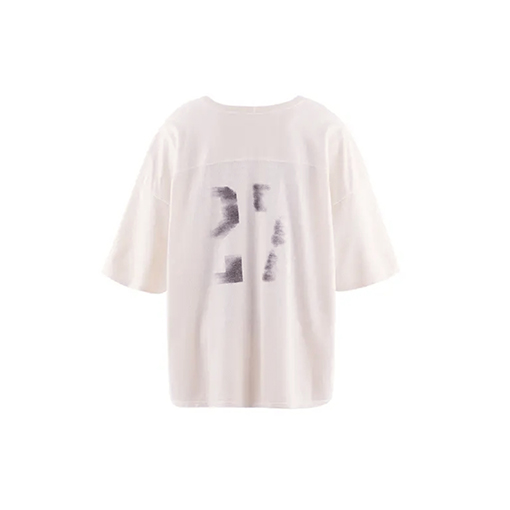 セントマイケル ドロップショルダーのゆったりとした半袖Tシャツ