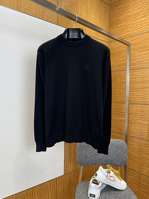 グッチ ダブルG刺繍入りクルーネックニットセーター