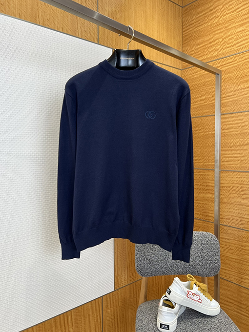 グッチ ダブルG刺繍入りクルーネックニットセーター