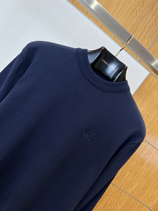 グッチ ダブルG刺繍入りクルーネックニットセーター