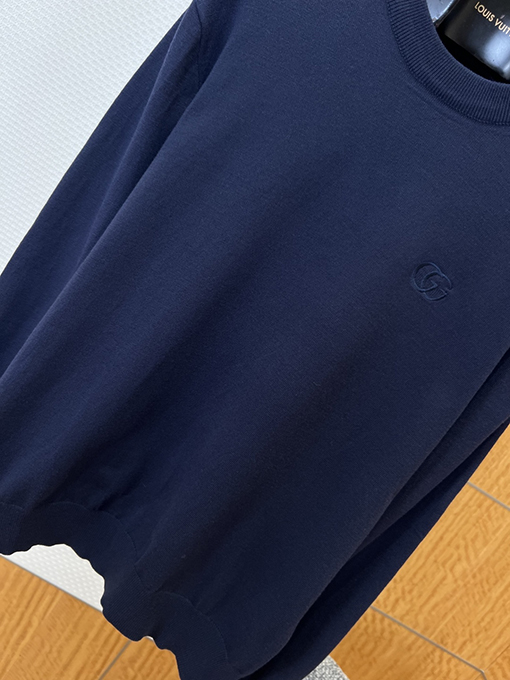 グッチ ダブルG刺繍入りクルーネックニットセーター