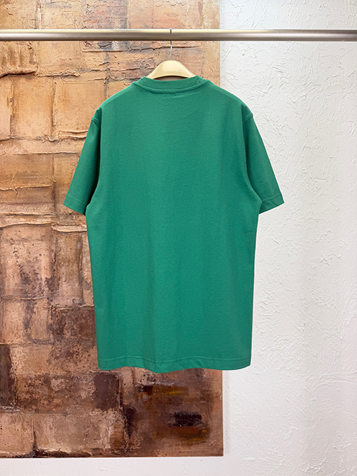 バーバリーコピー 歯ブラシの刺繍ロゴ入り半袖Tシャツ